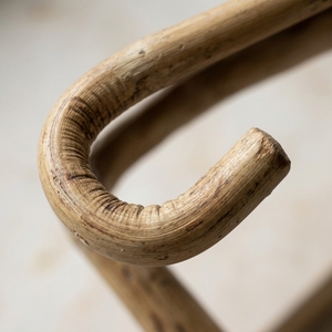 Bâton de marche rustique en rotin naturel, canne, bâton de randonnée, crochet de berger, bâton de marche artisanal, accessoires de camping et d'extérieur purs et artistiques - Product Image 3