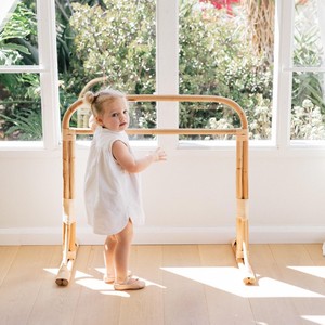 Barra de ballet de ratán sostenible, barra de baile independiente, juguetes para el desarrollo cerebral para niños - Product Image 6