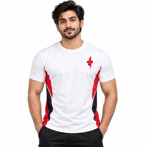 T-shirt pour homme, coupe ample, manches courtes, haut décontracté, tissu en coton respirant, confortable, streetwear d'été, vêtements de mode quotidiens - Product Image 1