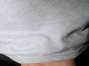 Camiseta Heather Grey hecha a medida 100% algodón, camiseta personalizada de 220 GSM para hombre - Product Image 4