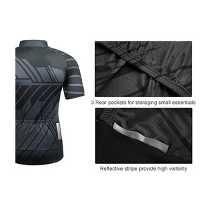 Vêtements de cyclisme respirants et à séchage rapide, impression personnalisée du nom de l'équipe, du logo et du numéro, maillot de cyclisme à manches courtes sublimé - Product Image 3