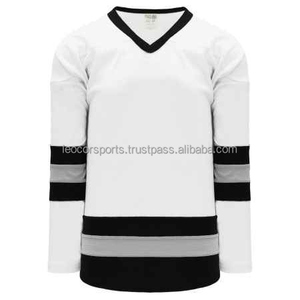 Maillots de hockey sur glace personnalisés, service d'usine en gros, sublimation de haute qualité, tissu en maille respirant, pour équipes extérieures - Product Image 2