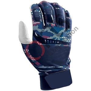 ถุงมือตีเบสบอลแบบมีแผ่นรองพิมพ์ลายด้วยมือ ระบายอากาศได้ดี ทนทาน ออกแบบสีและโลโก้ได้ตามต้องการ ข้อมือสั้น พิมพ์ลายซิลิโคน ไซส์ XXL - Product Image 2