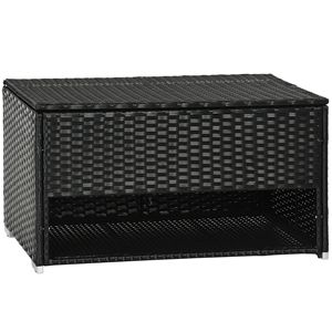 Contenitore Impermeabile in Rattan per Esterni, Porta Asciugamani da Patio con Rivestimento per Cuscini e Accessori Piscina, Cappotti da Donna - Product Image 1