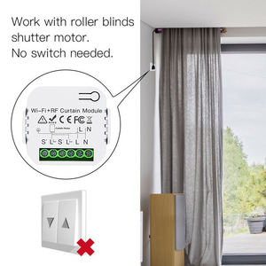 Módulo de Interruptor de Cortina RF WiFi Mini Universal de 315/433MHz, Control Remoto Inalámbrico para <span class=keywords><strong>Hogar</strong></span> Inteligente - Product Image 2