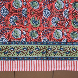 Nappe rectangulaire élégante à imprimé indien sur mesure, design ethnique imprimé - Product Image 5