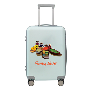 Valise rigide ABS haut de gamme avec roues pivotantes à 360°, sac de voyage, couleur personnalisée, OEM ODM, vente en gros directe usine - Product Image 3