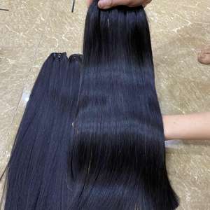 2024 vente en gros noir Bonestraight faisceaux brut vietnamien cheveux humains pour les femmes noires modèle féminin 1 - Product Image 4