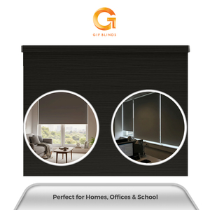 Persianas Enrollables Negras con Diseño de Madera, Modelo GB83056, 76x183cm, para Hogar y Oficina, OEM B2B, Mejor Proveedor, Garantía, Calidad Profesional, Superventas en Malasia - Product Image 6