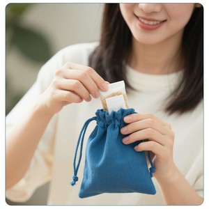 Linen <b>Drawstring</b> Bags Plain Dyed Eco Friendly Woven Craft Storage Pouches Multiple Colors Natural Fabric Gift Packaging - Product Image 5