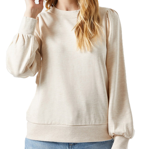 เสื้อสเวตเชิ้ตผู้หญิงรุ่นใหม่ปี 2026 รับสกรีนโลโก้ เนื้อผ้านุ่มคุณภาพสูง ผ้าฟลีซ 100% ผ้าฝ้ายถัก ราคาประหยัด - Product Image 4