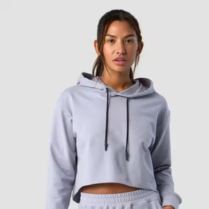 Ensemble survêtement femme personnalisé et durable, imprimé hiver, avec sweat à capuche et pantalon, orné de pierres brillantes et de dentelle, en coton doux, épais et chaud - Product Image 4