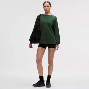 เสื้อยืดแขนยาวผู้หญิงสไตล์ Y2K ลำลอง ทรงปกติ ปักลาย คอโอ ผ้าเจอร์ซีย์ ระบายอากาศได้ดี เสื้อถักแขนยาวผู้หญิง - Product Image 2