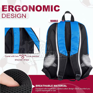 Premium Quality Water Resistant Soccer <b>Backpack</b> For Professional Travel Sport Soccer Bags For Sale - Product Image 4