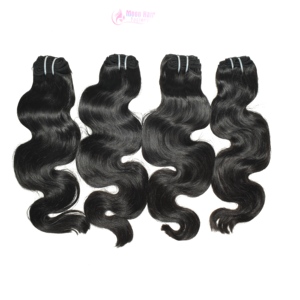 ผมต่อแบบ Single Drawn Body Wave ตัดตรง ทรงบลันท์คัท ผมอินเดียแท้ Remy  แบบเย็บสองชั้นด้วยเครื่องจักร  ปลายผมตัดแต่งอย่างแม่นยำ  เพิ่มวอลลุ่มอย่างมีประสิทธิภาพ - Product Image 3