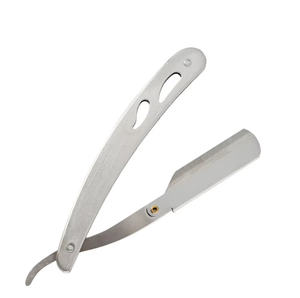 New Professional <b>Barber</b> Salon Manual Stainless Steel Single <b>Blade</b> Cut Throat Shaving Razor for Men's Made in Pakistan - Product Image 2