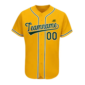 Custom Printed Men's <b>Baseball</b>/Softball Uniform Short Sleeve Eco-Friendly 100% Polyester/Cotton Blend Moisture-Wicking Quick Dry - Product Image 5