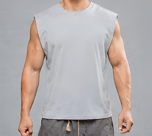เสื้อกล้ามออกกำลังกายสำหรับออกกำลังกายฟิตเนสกิจกรรมเพาะกายและกีฬา - Product Image 5