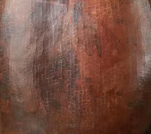 Handmade <b>Copper</b> <b>Vase</b> Rustic Finish Tabletop Decor Metal Flower Pot Antique Style Centerpiece hand-hammered dark <b>copper</b> <b>vase</b> - Product Image 2