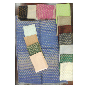 Luxury Fine <b>Wool</b> Zari Pyramid Stole 70x200cms Elegant Designer Shawl Ready Stock Available All Colours Soft Warm Premium Quality - Product Image 1