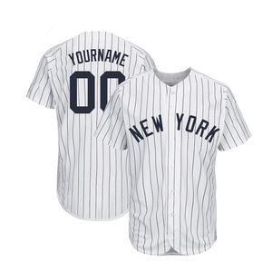 เสื้อเบสบอลซอฟต์บอลผู้ชายแบบใหม่สีขาว เสื้อเบสบอลเยาวชนทรงเข้ารูป เสื้อเบสบอลแบบสั่งทำพิเศษสำหรับทีม - Product Image 6