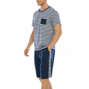 Conjunto Deportivo de Algodón para Hombre, Camiseta y Pantalones Cortos, Traje de Gimnasio de 2 Piezas - Product Image 3