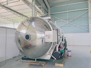 Máquina Comercial de Liofilización al Vacío para Procesamiento de Alimentos, de Acero Inoxidable, Automática, con Control PLC, Calentamiento por Vapor Motorizado 1 - Product Image 2