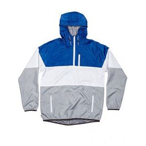 Venta caliente 2022 Diseño Tallas grandes Hombres Impermeable Con capucha Reversible Ecológico Chaqueta de lluvia Logotipo personalizado Cuello alto Elegante - Product Image 2