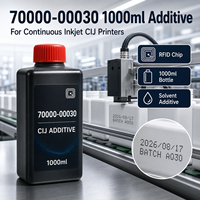 Consommables CIJ Lei 70000-00030, additif 1000 ml avec puce RFID pour imprimante à jet d'encre continu, prix usine