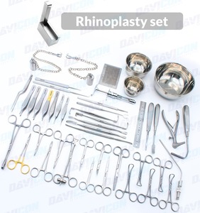 Juego de Instrumentos de Cirugía Plástica Profesional de Acero Inoxidable Reutilizable de Grado Médico para Rinoplastia, Kit para Reconstrucción Nasal - Product Image 2
