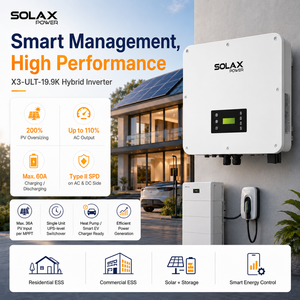 Convertisseur solaire hybride hors réseau triphasé <span class=keywords><strong>SolaX</strong></span> 19,9 kW pour stockage domestique, efficacité de 96,5 %, 160-950 VDC, IP66, garantie de 5 ans - Product Image 4