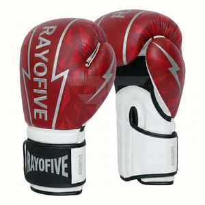 Professional Training Boxing Gloves PU Leather Custom Logo Personalized Competition Gloves Wholesale Boxing Gloves - Product Image 1