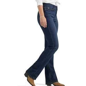 Jeans Bootcut de talla grande para mujer, cintura media, ajuste legendario, pantalones de mezclilla elásticos, moda casual - Product Image 2