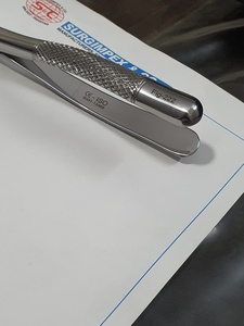 SURGIMPEX FIG 222 Pince d'extraction dentaire manuelle en acier inoxydable, poignée ergonomique confortable, motif anglais, chirurgie dentaire - Product Image 2