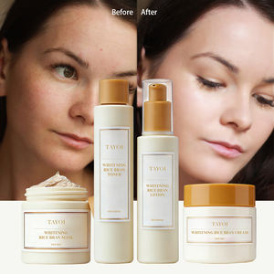 Set Skincare di Alta Qualità Private Label con Crema al Riso e Siero alla Crusca di Riso per Pelle Luminosa e Migliorare <span class=keywords><strong>la</strong></span> Barriera Idrolipidica - Product Image 4
