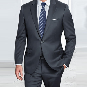 Trajes de tres piezas para hombre, doble botonadura, corte ajustado, casuales, diseño personalizado, fabricados en fábrica, conjunto de traje de 3 piezas en venta - Product Image 5