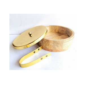 Wooden Chapati Box Functional <b>Kitchen</b> <b>Storage</b> Essential <b>for</b> Keeping Chapatis Ready <b>for</b> Everyday Family Dining - Product Image 5