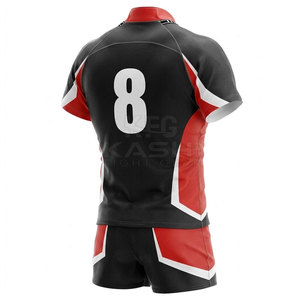 Uniforme de Rugby de Alto Rendimiento para Equipos, con Tela Flexible y Costuras Reforzadas para Entrenamiento y Partidos - Product Image 3