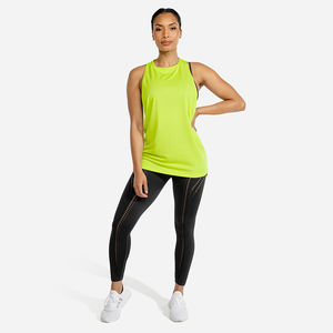 Nueva Llegada: Camisetas sin Mangas para Mujer, Cuello Redondo, Transpirables, Diseño Sólido, Poliéster/Algodón, Ecológicas, Anti-Pilling, con Logotipo Frontal - Product Image 6