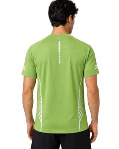 T-shirt de sport vert personnalisé pour homme, séchage rapide, respirant, pour la gym, le fitness, la course à pied, l'entraînement athlétique, en polyester, vêtement de sport - Product Image 2