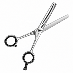 Tijeras para Adelgazar el Cabello MJW, 28 Dientes, Acabado Plateado, Acero Inoxidable, Tijeras de Peluquería para Texturizar, Herramientas de Salón de Belleza - Product Image 3