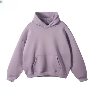 Sweat-shirt à capuche ample pour femme, 100% coton écologique, manches longues, léger, hiver, coupe classique - Product Image 1