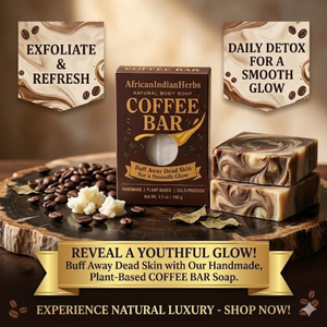Coffee Bar <b>Soap</b> for Deep Cleansing Exfoliating Skin Care and Refreshing Daily Beauty Support Naturally Coffee Bar - Product Image 1