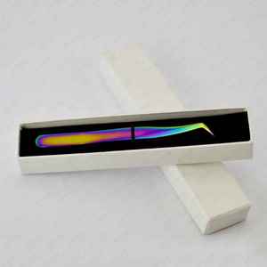 Volume Lash Tweezers / Russian Eyelash Extension Tweezers in Plasma <b>Rainbow</b> Color Wholesale High Quality Lash Volume Tweezers - Product Image 5
