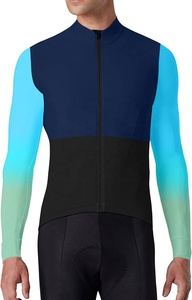 Jersey de Ciclismo de invierno para hombre, ropa de ciclismo para clima frío, ropa térmica de lana para bicicleta, chaqueta Softshell sublimada para ciclismo - Product Image 2