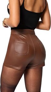 Factory Direct Custom Women Latex Leather Bodysuit and Mini Skirt <b>Set</b> Tight Fit PU Leather Clubwear Nightwear Party Outfit - Product Image 4