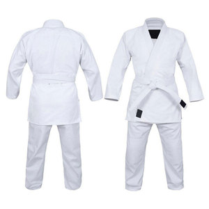 Uniforme de Judo Blanco, Poliéster/Algodón, Unisex, Corte Regular para Adultos, Transpirable, Elástico, Ligero, Teñido Liso - Product Image 4