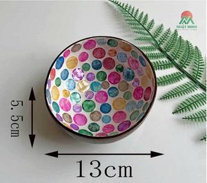 Nuevas Tazones de Coco Ecológicas, Coloridas, Modernas y Multifuncionales para Decoración de Ensaladas - Product Image 1