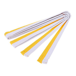 Ceinture de karaté de qualité supérieure 100% coton, durable et respirante - MOQ faible, service OEM, prix avantageux - Product Image 1