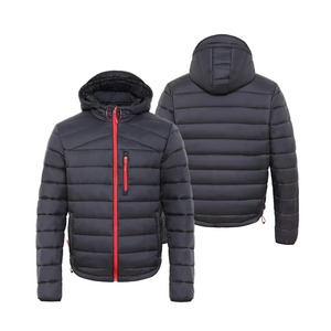 Wholesale Manufacturer <b>Winter</b> Puffer <b>Jackets</b> 100% Nylon Stand Collar <b>Waterproof</b> Reversible Front Logo Thick Cotton Filled Unisex - Product Image 3